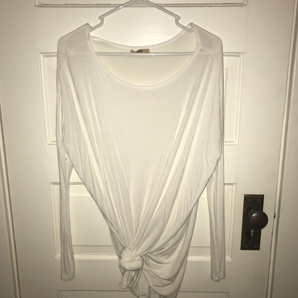 White long sleeve shirt